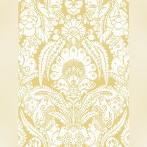 Anthropologie Cole and Son Chatterton French Yellow and Ivory Wallpaper